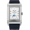 Watchfinder & Co. Jaeger-lecoultre  2023 Reverso Tribute Duoface Leather Strap Watch, 49.4mm