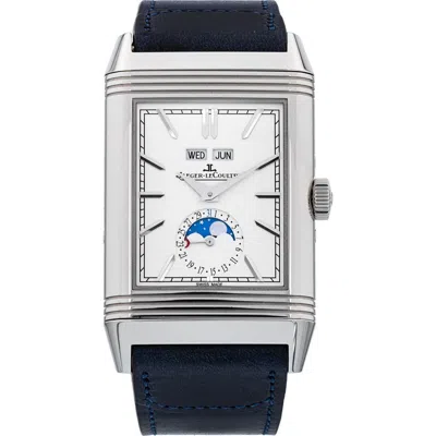 Watchfinder & Co. Jaeger-lecoultre  2023 Reverso Tribute Duoface Leather Strap Watch, 49.4mm In Silver