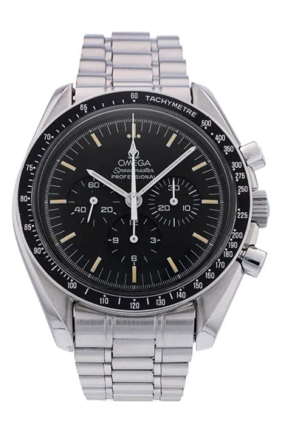 Watchfinder & Co. Omega  2001 Speedmaster Moonwatch Bracelet Chronograph Watch, 42mm In Black