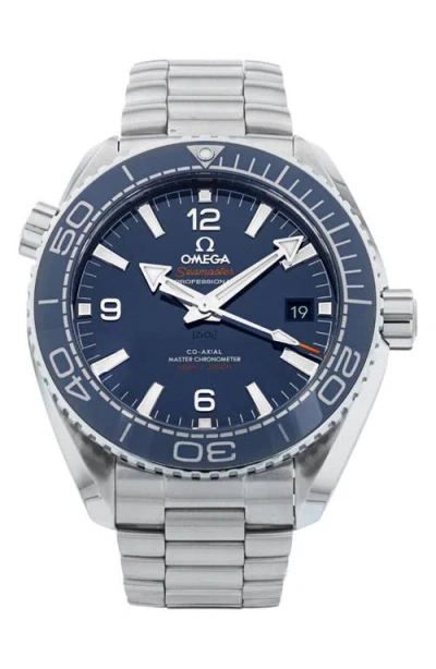 Watchfinder & Co. Omega  2023 Planet Ocean Automatic Bracelet Watch, 42mm In Blue