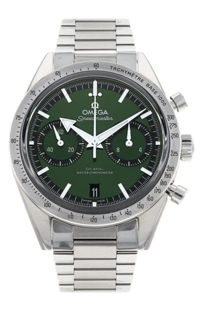 Watchfinder & Co. Omega  2024 Speedmaster '57 Bracelet Chronograph Watch, 40.5mm In Green