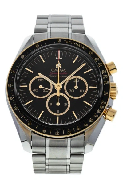 Watchfinder & Co. Omega  Speedmaster Moonwatch Professional Bracelet Chronograph Watch, 42mm In Silver / Black