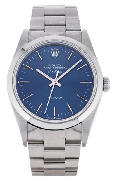 Watchfinder & Co. Rolex  1995 Air-king Oyster Perpetual Bracelet Watch, 34mm In Multi