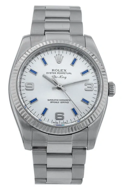 Watchfinder & Co. Rolex  2009 Air-king Oyster Perpetual Bracelet Watch, 34mm