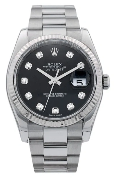 Watchfinder & Co. Rolex  Datejust Diamond Bracelet Watch, 36mm