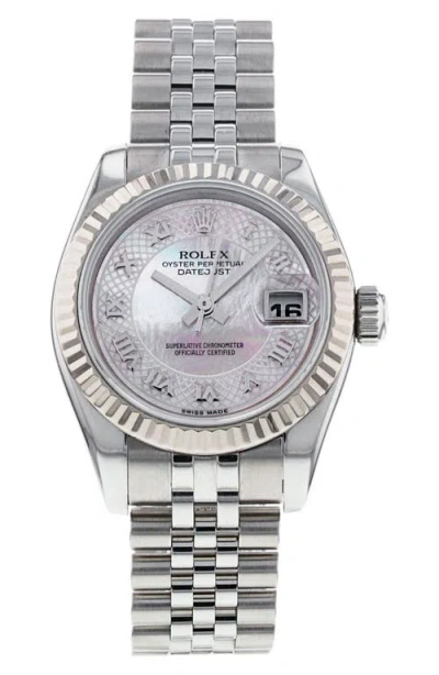 Watchfinder & Co. Rolex  Datejust Lady Bracelet Watch, 26mm In Metallic
