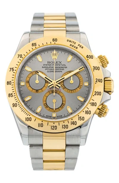 Watchfinder & Co. Rolex  Daytona Chronograph Bracelet Watch, 40mm In Silver