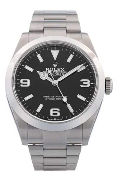 Watchfinder & Co. Rolex  Explorer Bracelet Watch, 40mm In Metallic