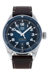 WATCHFINDER & CO. TAG HEUER PREOWNED 2020 AUTAVIA AUTOMATIC LEATHER STRAP WATCH, 42MM