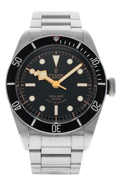 Watchfinder & Co. Tudor  2016 Heritage Black Bay Bracelet Watch, 41mm In Metallic