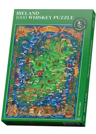 Water & Wines Ireland Whiskey Map Jigsaw Puzzle 1000 Pieces | Sale For Rewards Members