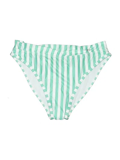 Watercolors By Kenny Flowers Swimsuit Bottoms In Green