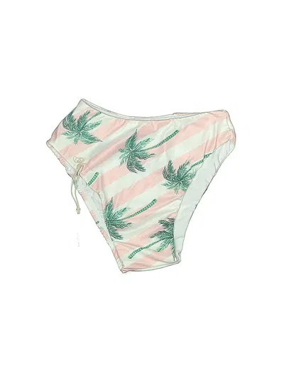 Pre-owned Watercolors By Kenny Flowers Swimsuit Bottoms In Pink