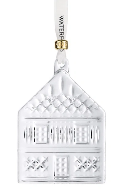 Waterford 2025 My First Home Crystal Ornament In Transparent