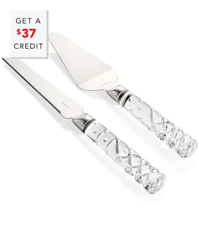 WATERFORD WATERFORD 2PC CELEBRATIONS CAKE & KINFE SERVER WITH $37 CREDIT