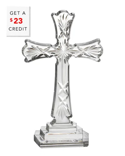 Waterford 8in Spirituality Standing Crosswith $23 Credit In Gray