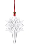 Waterford Annual Snow Star Ornament 2024 In White