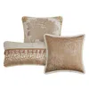 Waterford Ansonia Decorative Pillows, Set Of 3 In Neutral