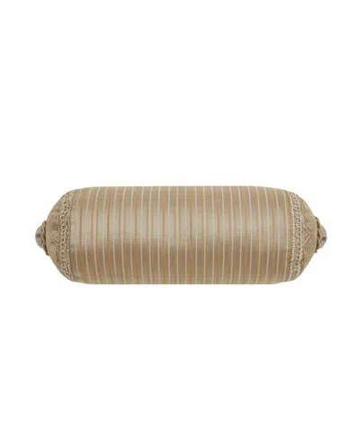 Waterford Anya Plush Decorative Pillow, 6" X 15" In Gold
