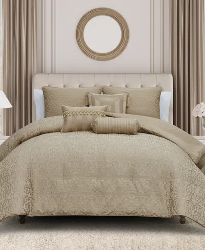 Waterford Anya Soft 3-pc. Comforter Set, King In Brown