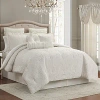 Waterford Aragon 6 Piece Comforter Set, Queen In White