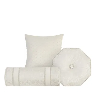 Waterford Aragon Decorative Pillows, Set Of 3 In Neutral