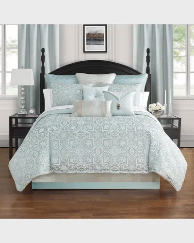 Waterford Arezzo 6-piece California King Comforter Set In Blue