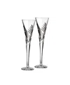 Waterford Wishes Beginnings Toasting Flute Pair, Set Of 2 In Clear