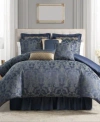 Waterford Brennigan 6-piece Comforter Set, Queen In Navy