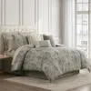 Waterford Brosna 4 Piece Comforter Set, California King In Gray