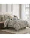 Waterford Brosna 4pc Comforter Set In Gray