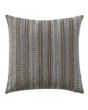 Waterford Carrick 14x14 Decorative Pillow In Gray