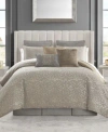 Waterford Carrick 6 Piece Comforter Sets In Gray