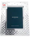 Waterford Celebrations 5 X 7-inch Lead Crystal Picture Frame In Silver