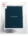 Waterford Celebrations Lead Crystal Picture Frame In Transparent
