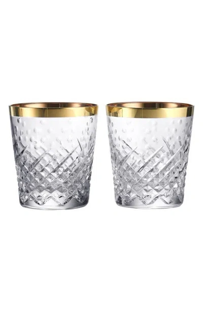 WATERFORD WATERFORD CELEBRATIONS SET OF 2 CRYSTAL TUMBLERS