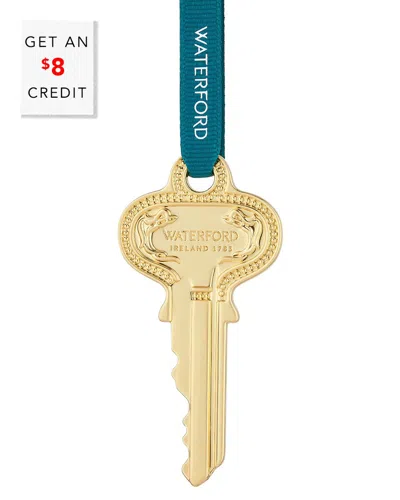 Waterford Christmas Key Golden Ornament With $8 Credit