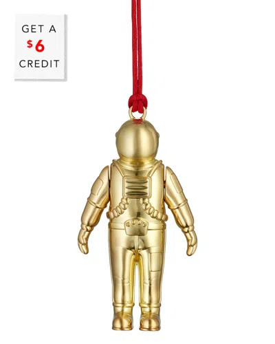 Waterford Spaceman Tree Ornament In Gold