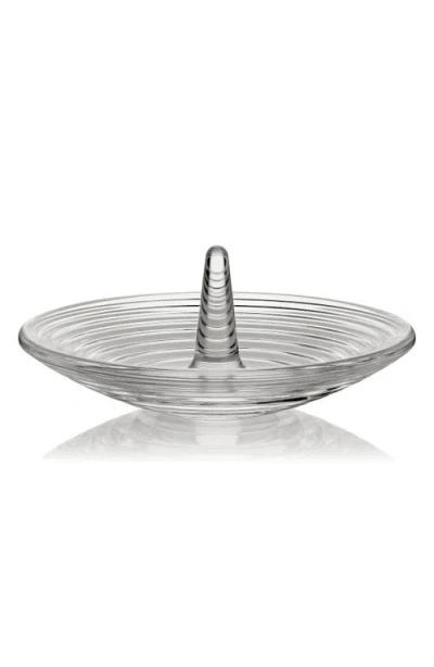 Waterford Circon Crystal Ring Holder In Transparent