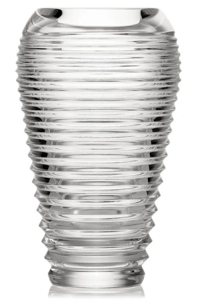 Waterford Circon Crystal Vase In Gray