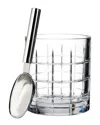Waterford Cluin Short Stories Ice Bucket With Scoop In Transparent