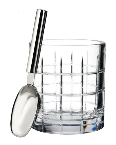 Waterford Cluin Short Stories Ice Bucket With Scoop In Transparent