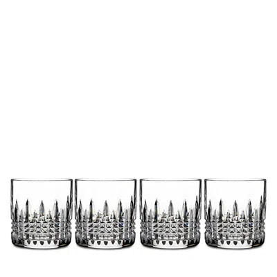 Waterford Connoisseur Lismore Diamond Straight Tumbler 6 Oz, Set Of 4 In Clear