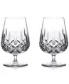 Waterford Connoisseur Lismore Snifter-cap Crystal Tumblers In No Color