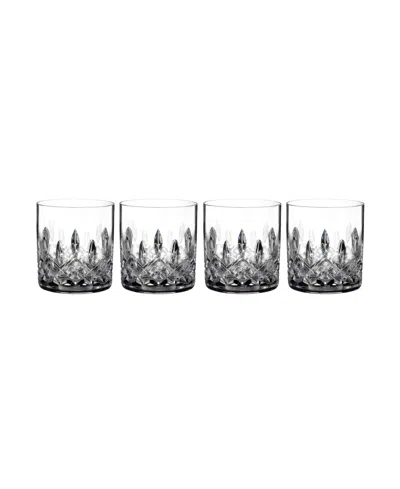 Waterford Connoisseur Lismore Straight Sided Tumbler 6oz, Set Of 4 In Transparent