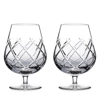 Waterford Connoisseur Olann Balloon-rim Crystal Tumblers Set Of Two