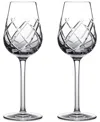 Waterford Connoisseur Olann Crystal-glass Cognac Glasses Set Of Two In No Color