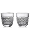 Waterford Set Of 2 Crystal Copper Coast Tumblers In Clear