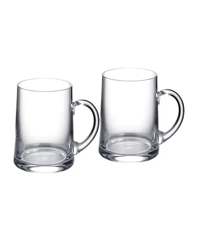 Waterford Craft Brew 2 Piece Beer Mug Set, 18 oz In Clear