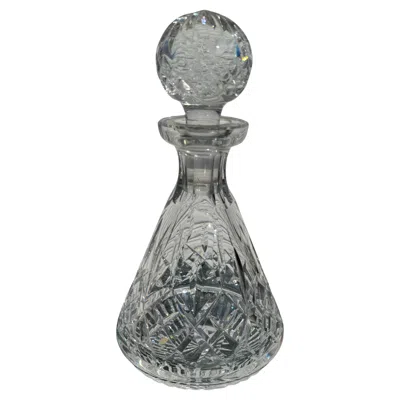 Pre-owned Waterford Crystal 10"  Decanter In Gray